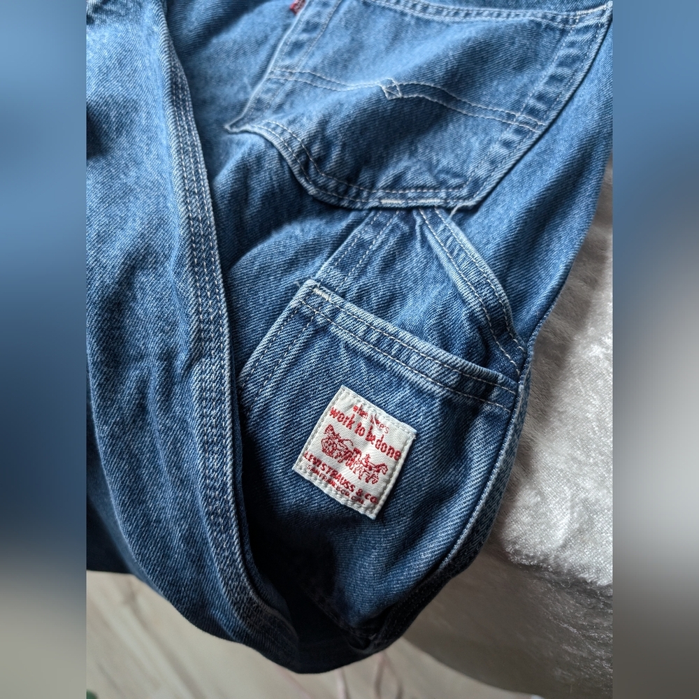 568 34 X 30 Carpenter Workwear Cut Levi's  Jeans Leg Pockets Work S110794 NXBD